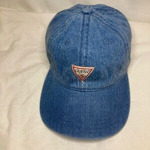 Guess Classic Blue Denim Hat